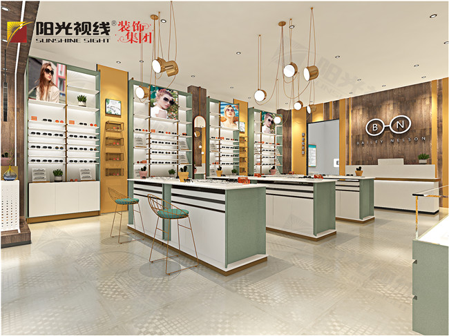 深圳B-N眼鏡店裝修時尚案例