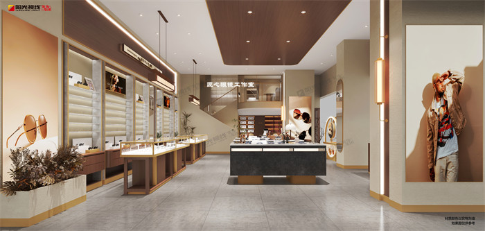 匠心眼镜工作室装修效果图