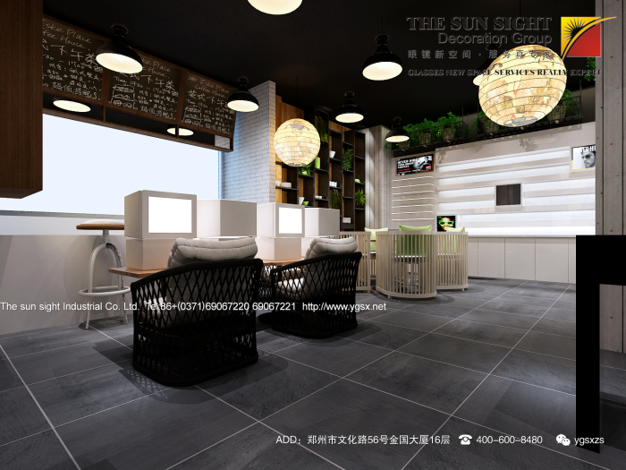 陜西西安眼鏡店裝修設計效果圖片
