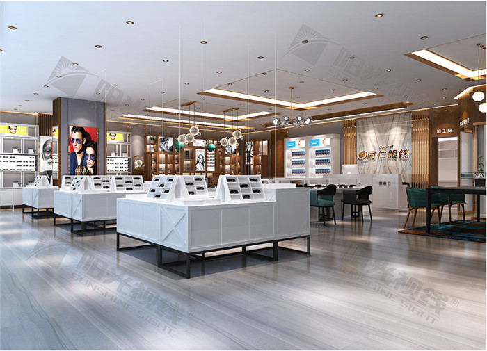 湖北同仁眼鏡店裝修設(shè)計(jì)案例-陽(yáng)光視線